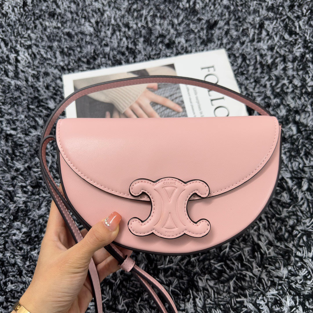 Celine BESACE TRIPHOME 23 LIGHT PINK CALFSKIN