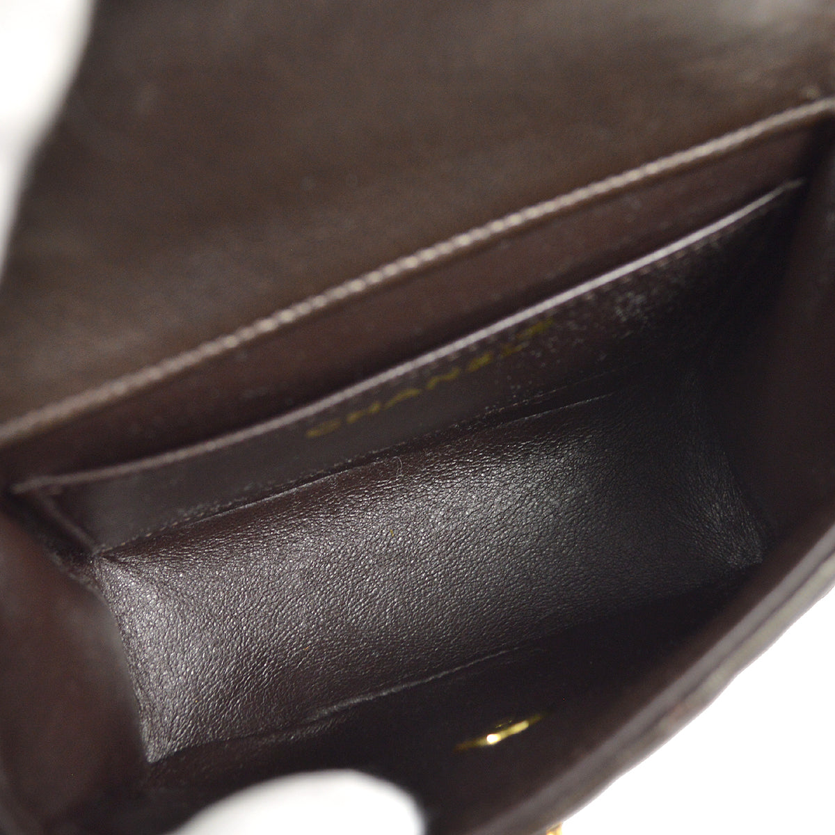 CHANEL Classic Single Flap 2 in 1 Handbag Set Brown Lambskin