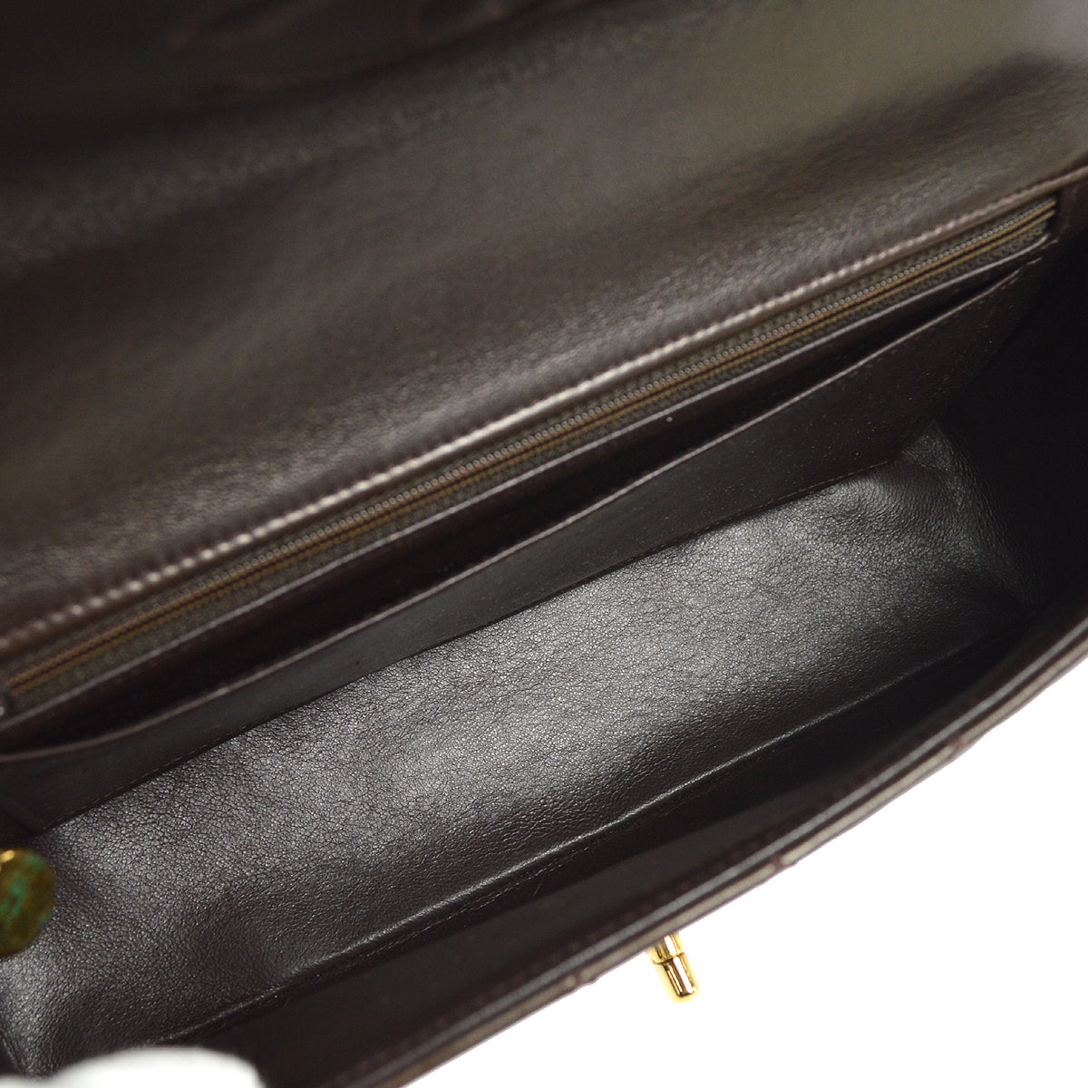 CHANEL Classic Single Flap 2 in 1 Handbag Set Brown Lambskin