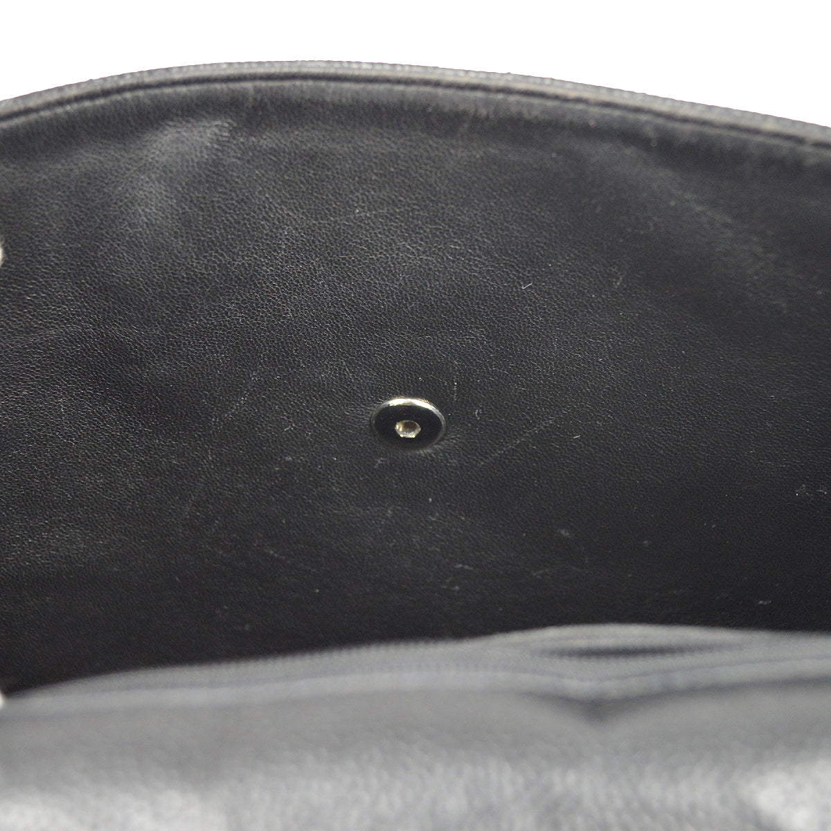 CHANEL Classic Flap Jumbo Double Chain Shoulder Bag Black Caviar