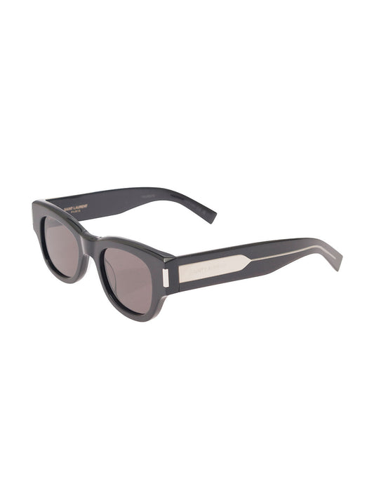 Saint Laurent Women Square-Frame Tinted Sunglasses In Black Acetate Woman