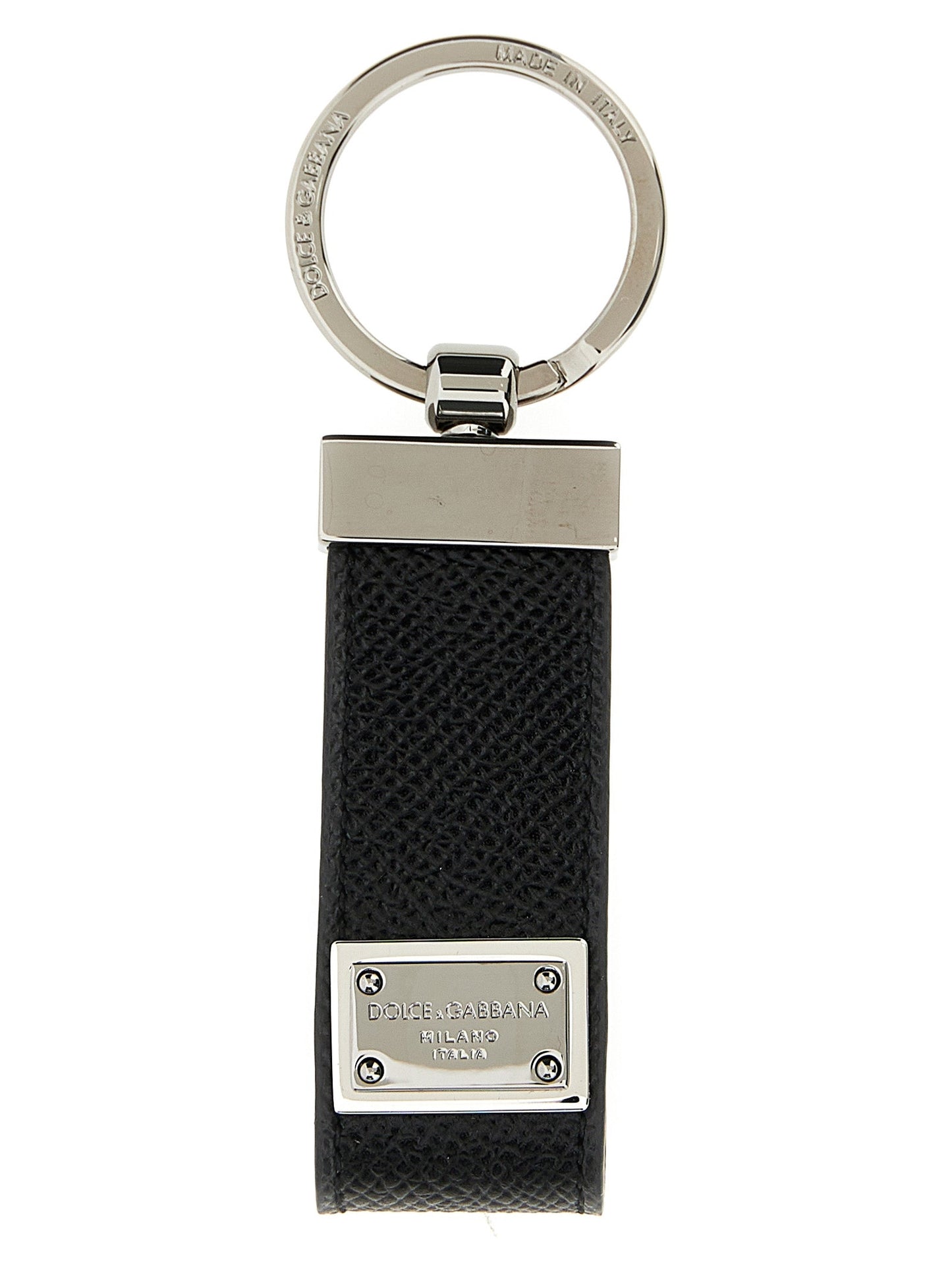 Dolce & Gabbana Men Logo Plaque Keyring