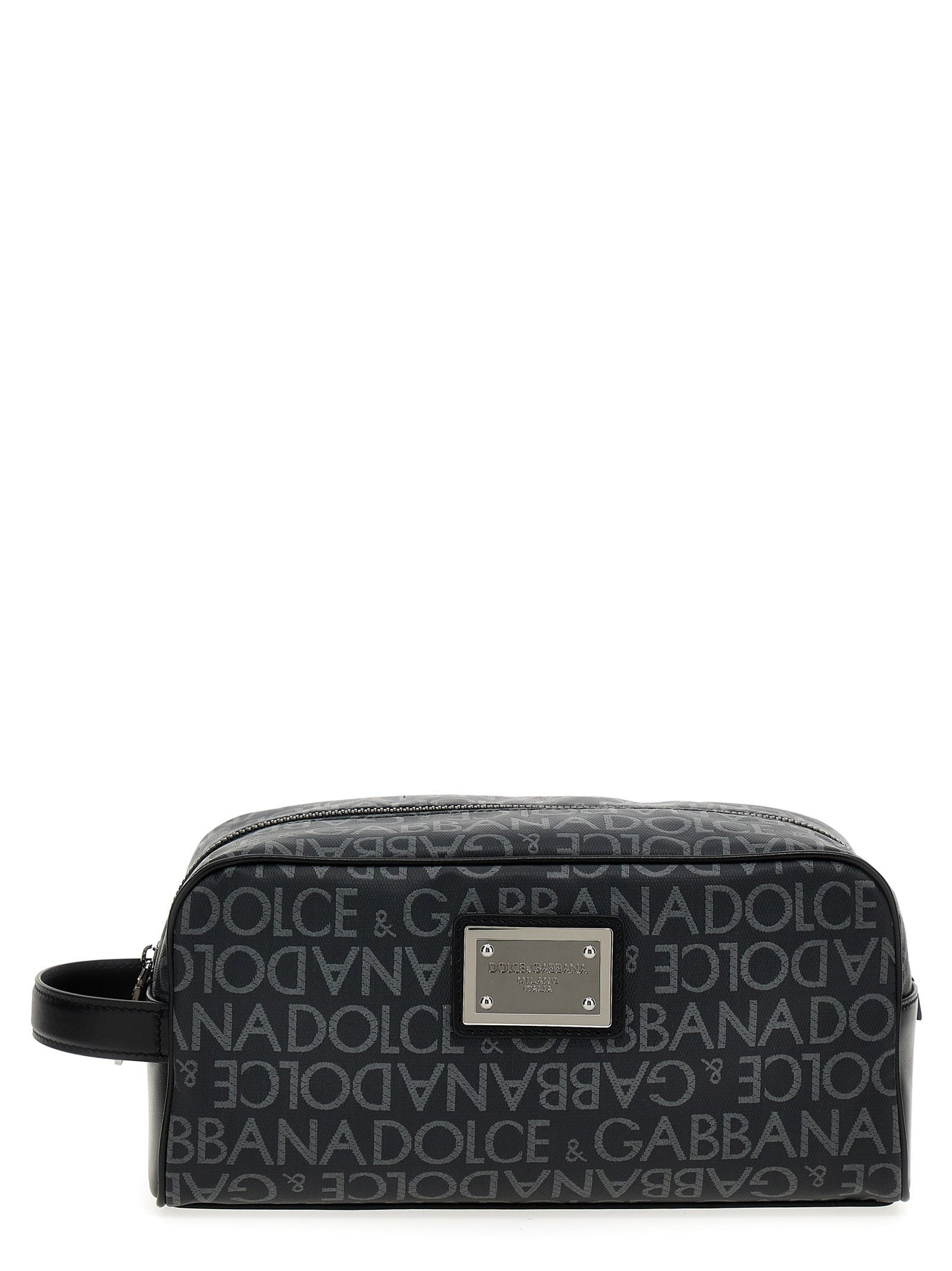 Dolce & Gabbana Men Leather Toiletry Bag