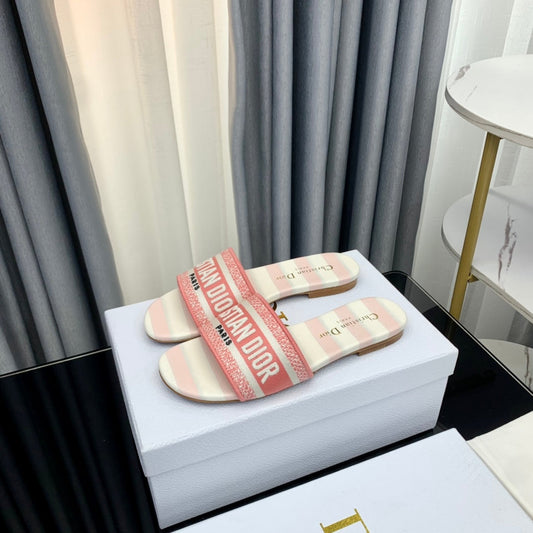 DIOR Mule Dway Slide 10mm Multi-motifs Style 45