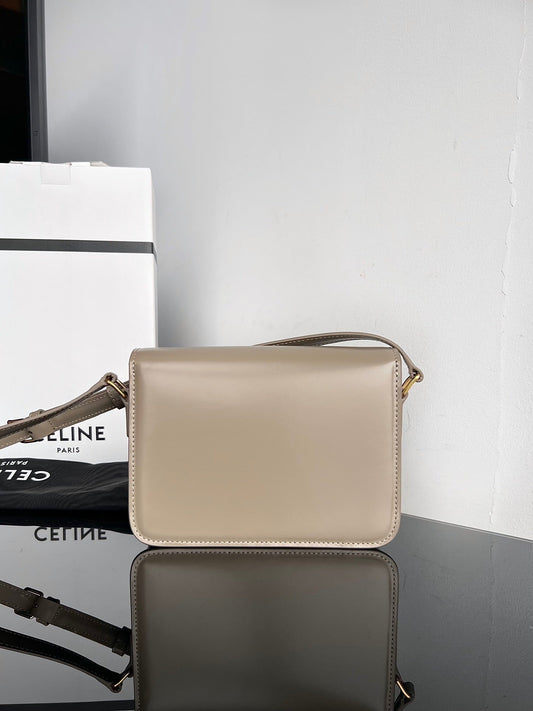 Celine TRIPHOME TEEN 18 GREY COWHIDE
