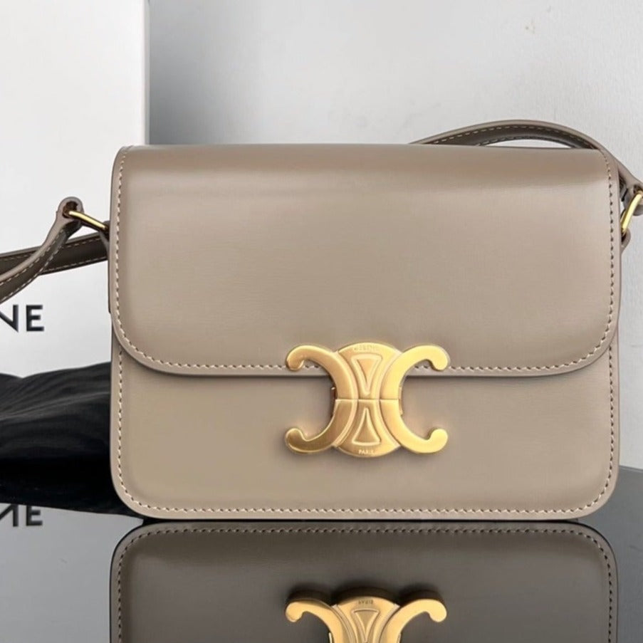 Celine TRIPHOME TEEN 18 GREY COWHIDE