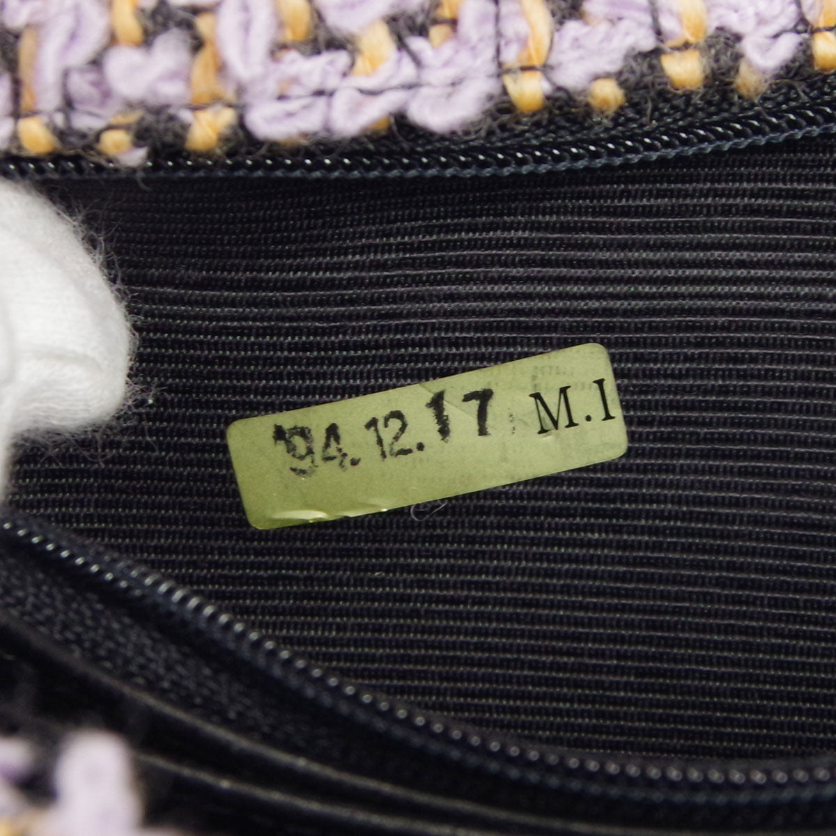 Chanel * Classic Single Flap Medium Handbag Purple Tweed