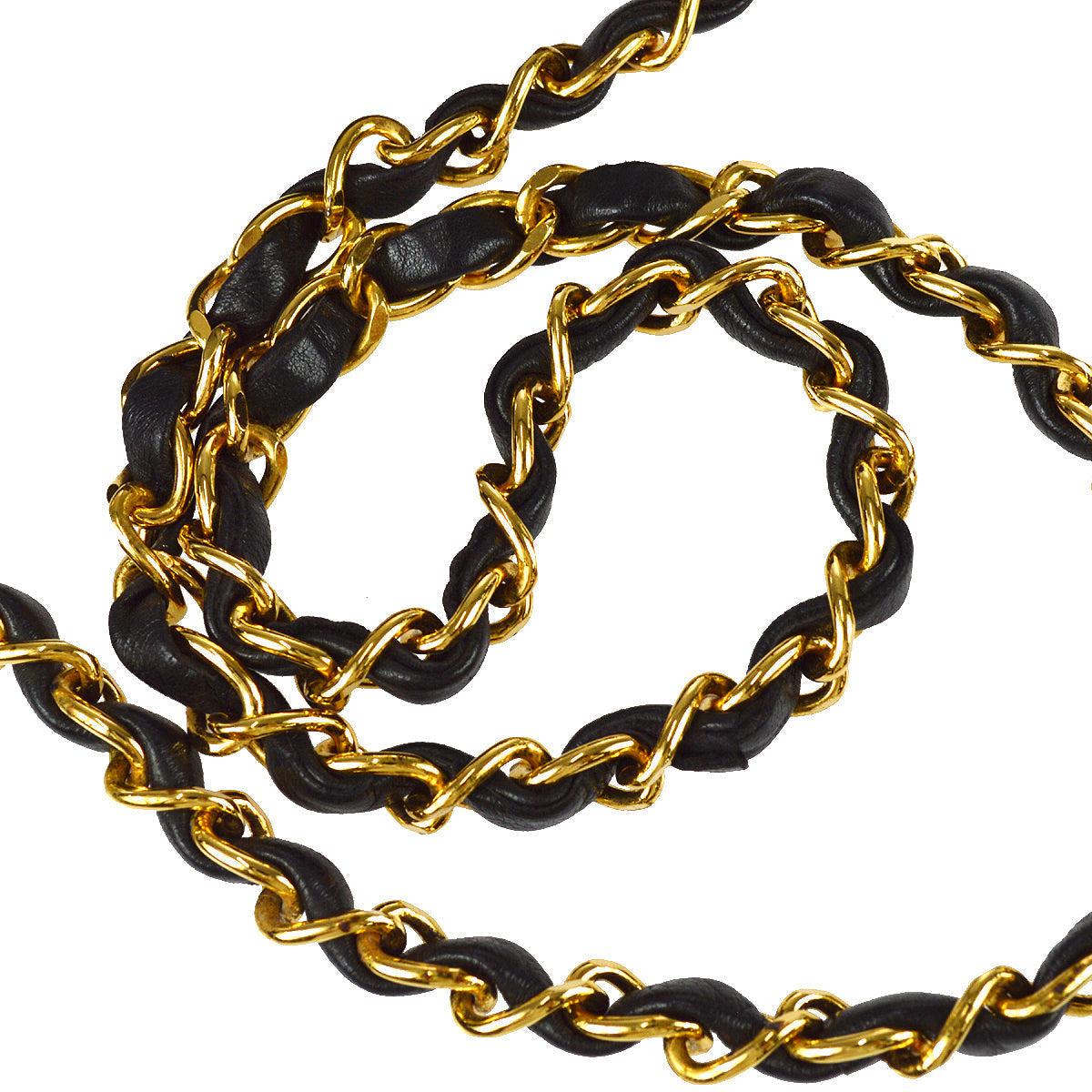 Chanel 1997-1999 Classic Single Flap Medium Shoulder Bag Black Lambskin