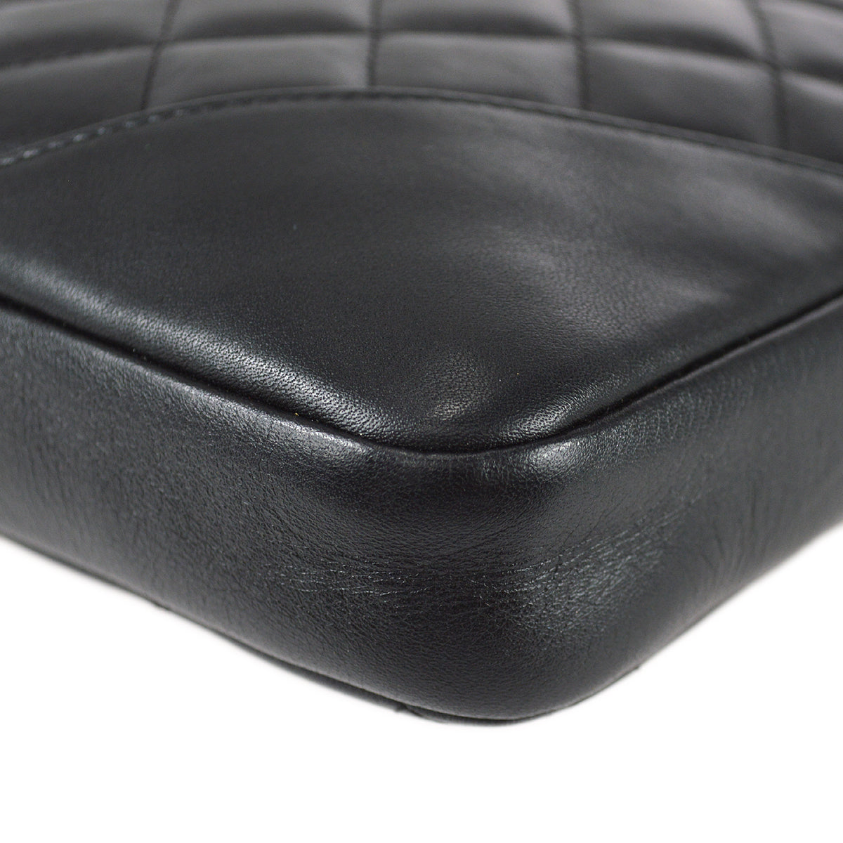 Chanel Cambon Ligne Shoulder Bag Black Calfskin