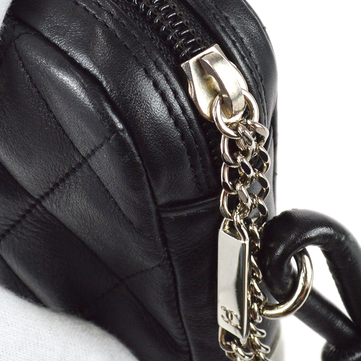 Chanel Cambon Ligne Shoulder Bag Black Calfskin