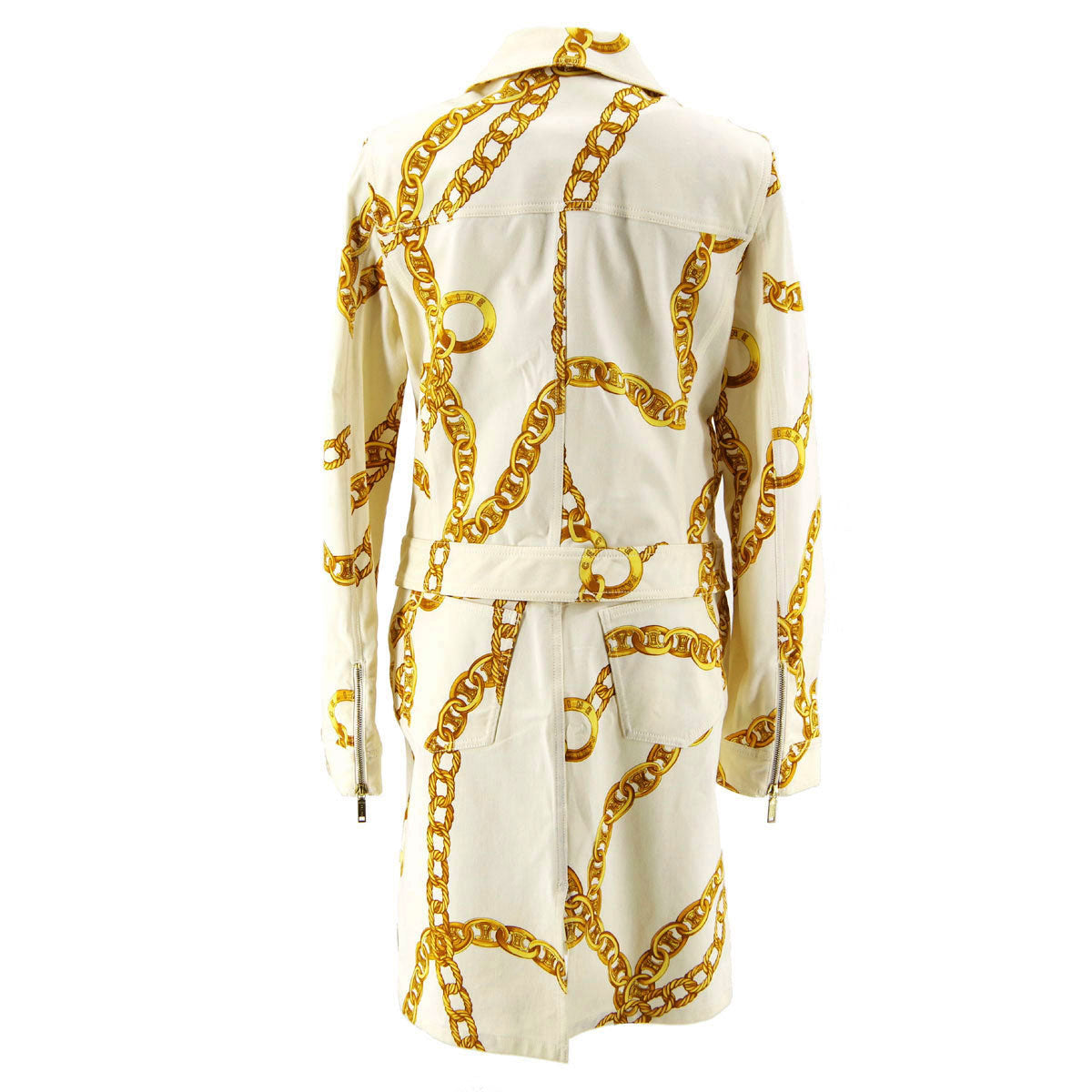 Celine 2000s chain-link print skirt suit #38