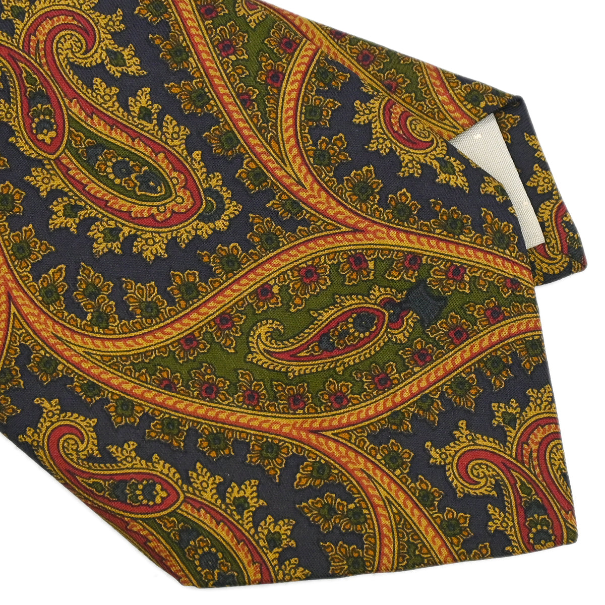 Celine Brown Black Silk Neck Tie Small New