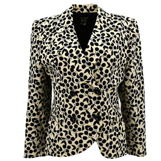 Celine double-breasted wool jacket #40