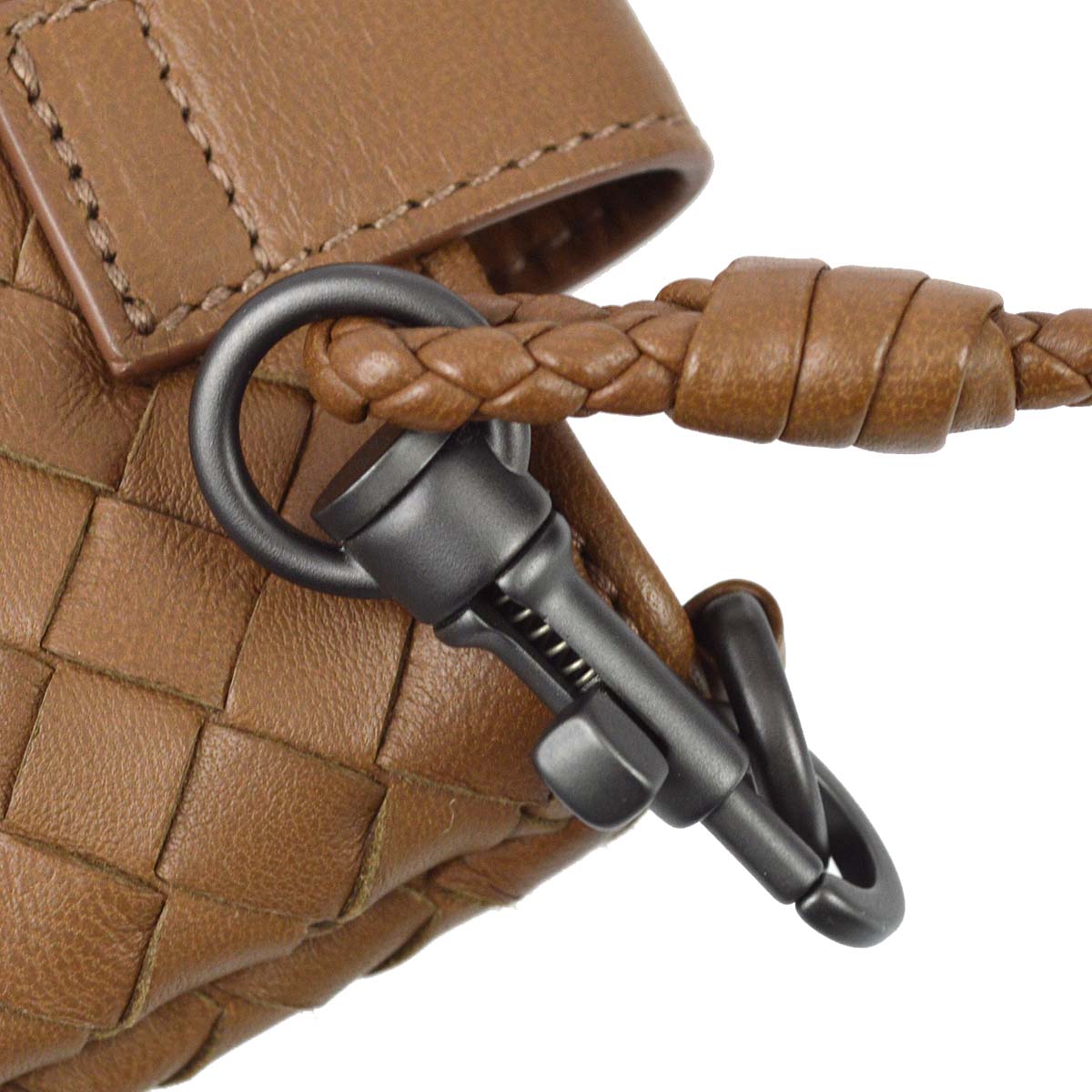 Bottega Veneta Brown Intrecciato Phone Case