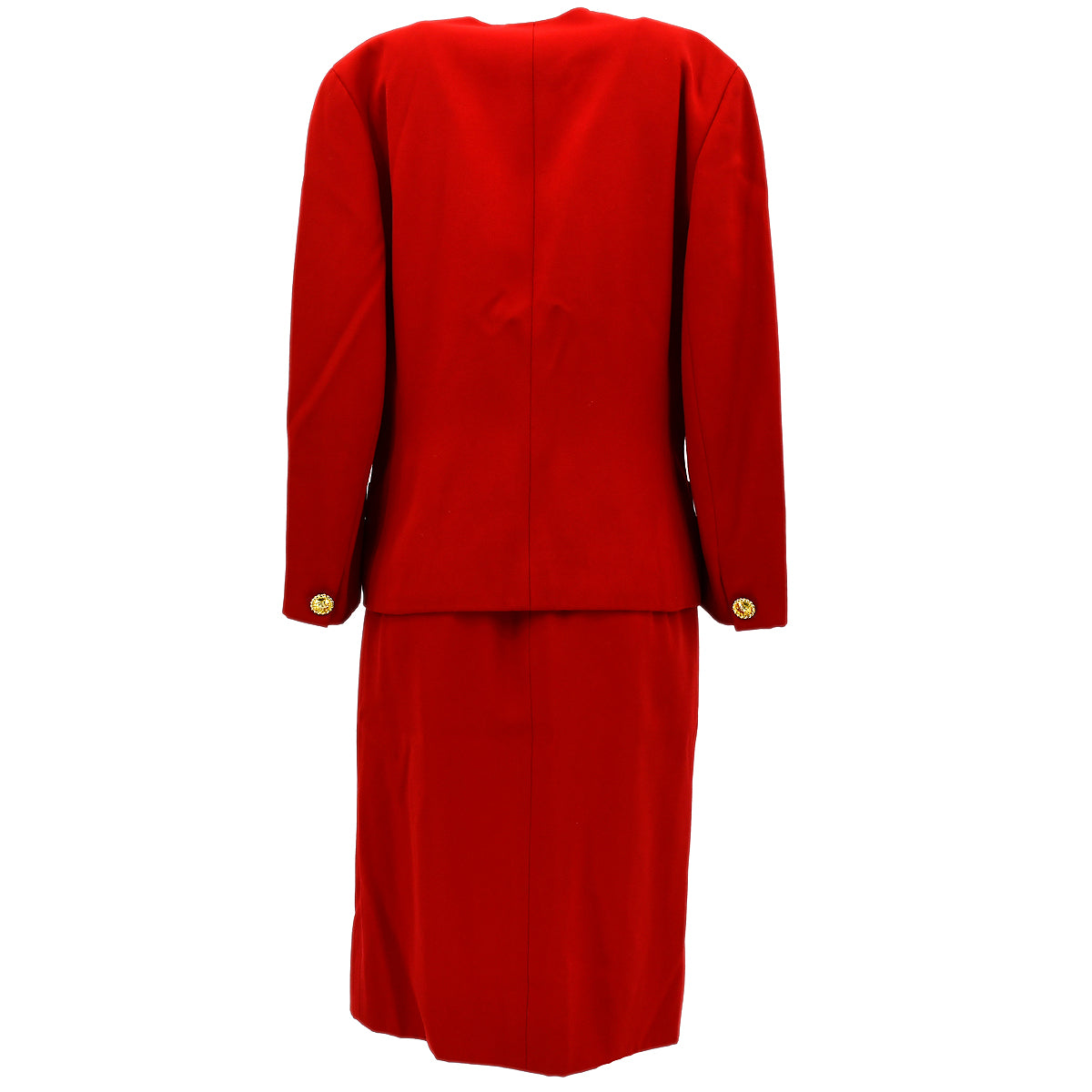 Celine single-breasted wool skirt suit  #40