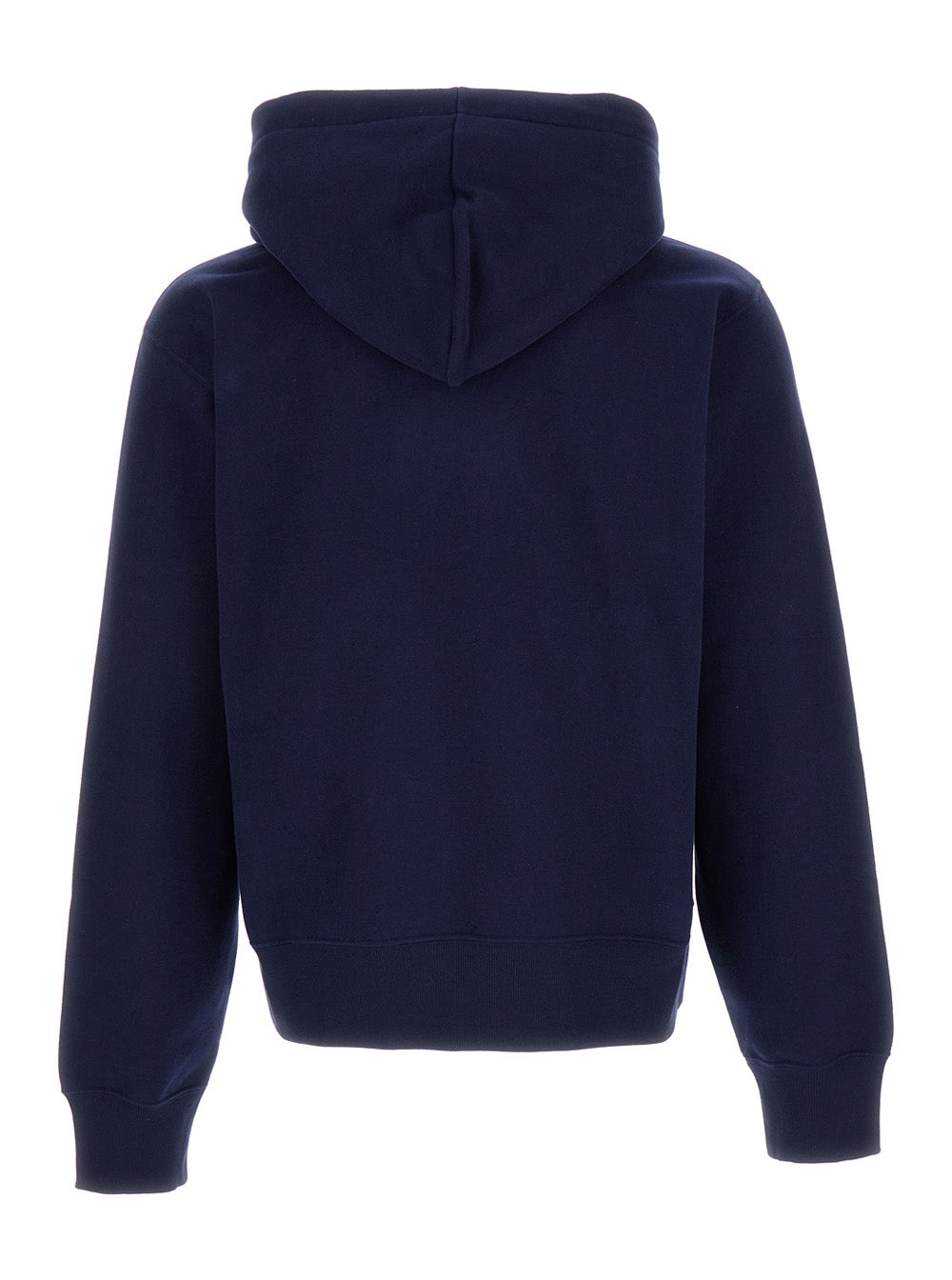 Saint Laurent Men Blue Cassandre Hoodie In Cotton Man