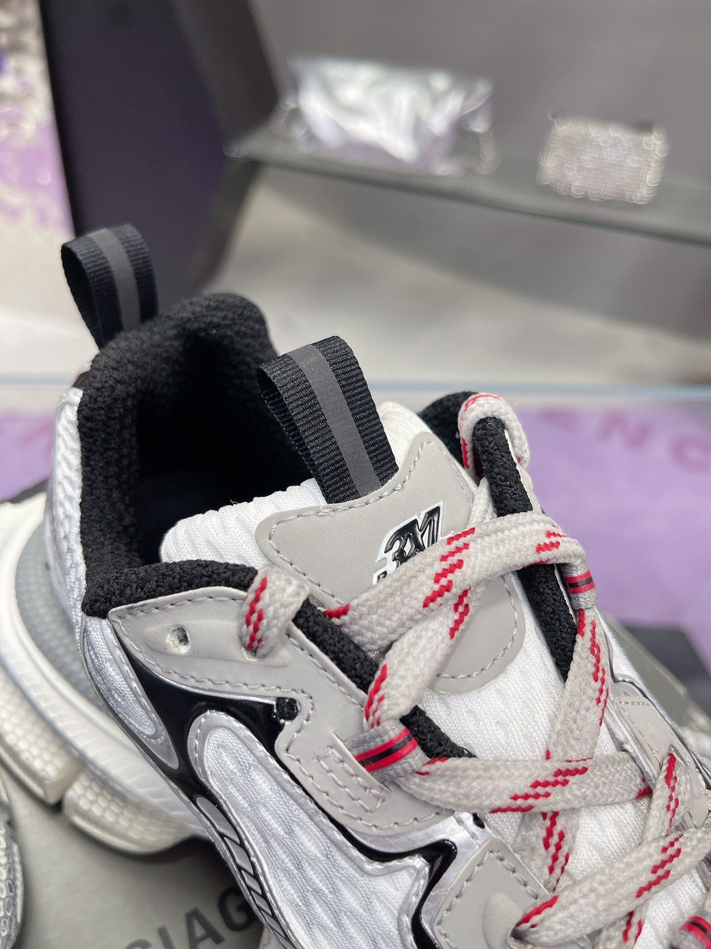 Balanciaga 3XL SNEAKER IN GRAY MIX WHITE MESH AND POLYURETHANE