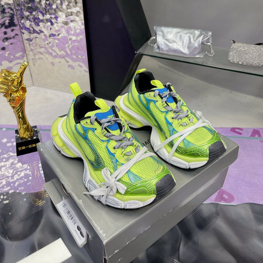 Balanciaga 3XL SNEAKER IN NEON GREEN MESH AND POLYURETHANE