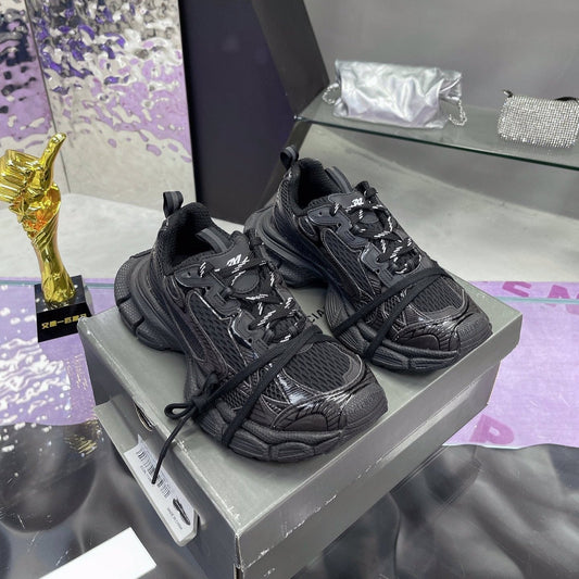 Balanciaga 3XL SNEAKER IN BLACK MESH AND POLYURETHANE