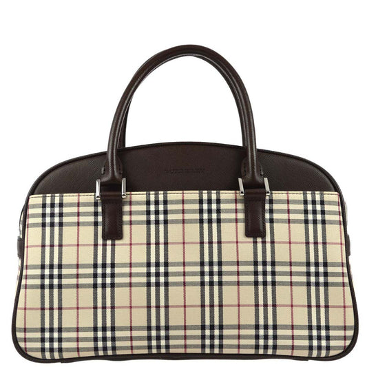 Burberry Beige Burberry Check Handbag