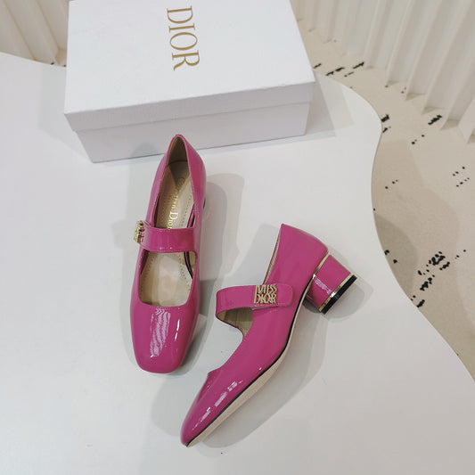 DIOR Miss  DIOR Pump 40mm In Deep Pink Cowhide 111346