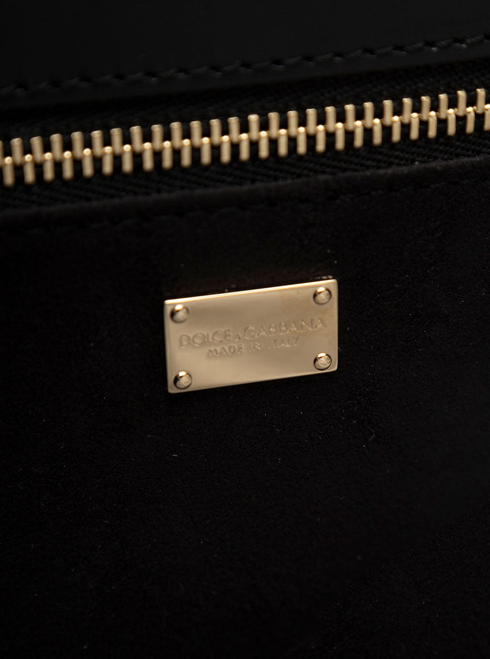 Dolce & Gabbana Women Black Embossed Crossbody Bag Woman Dolce&Gabbana