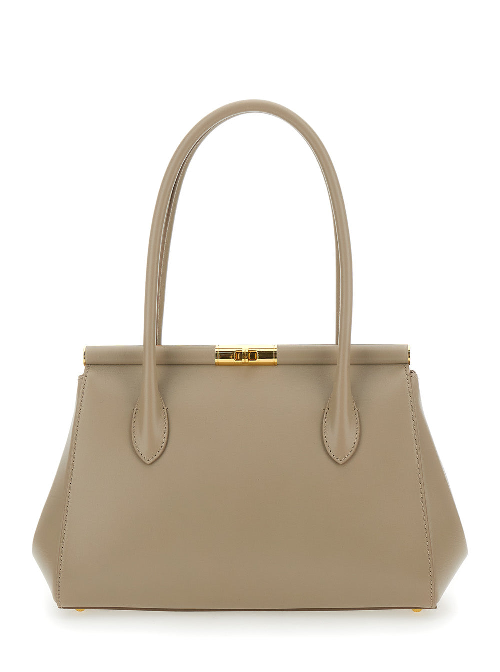 Dolce & Gabbana Women 'Marlene Medium' Beige Handbag With Padlock Detail In Leather Woman