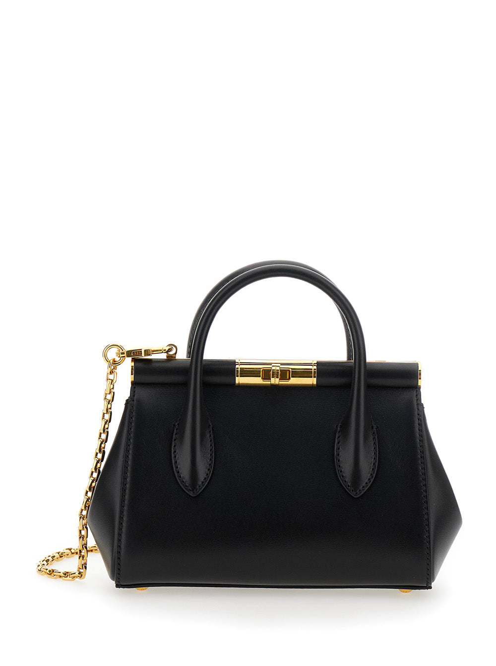 Dolce & Gabbana Women 'Marlene Small 'Black Handbag With Shoulder Strap And Logo Embossed On The Back In Leather Woman