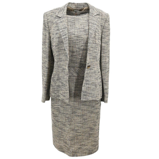 Celine Setup Suit Jacket Dress Brown #40