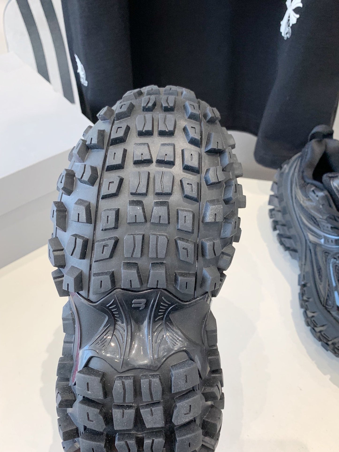Balanciaga CHUNKY SNEAKERS IN BLACK POLYURETHANE, POLYESTER AND NYLON