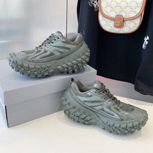 Balanciaga CHUNKY SNEAKERS IN MANTLE GRAY POLYURETHANE, POLYESTER AND NYLON