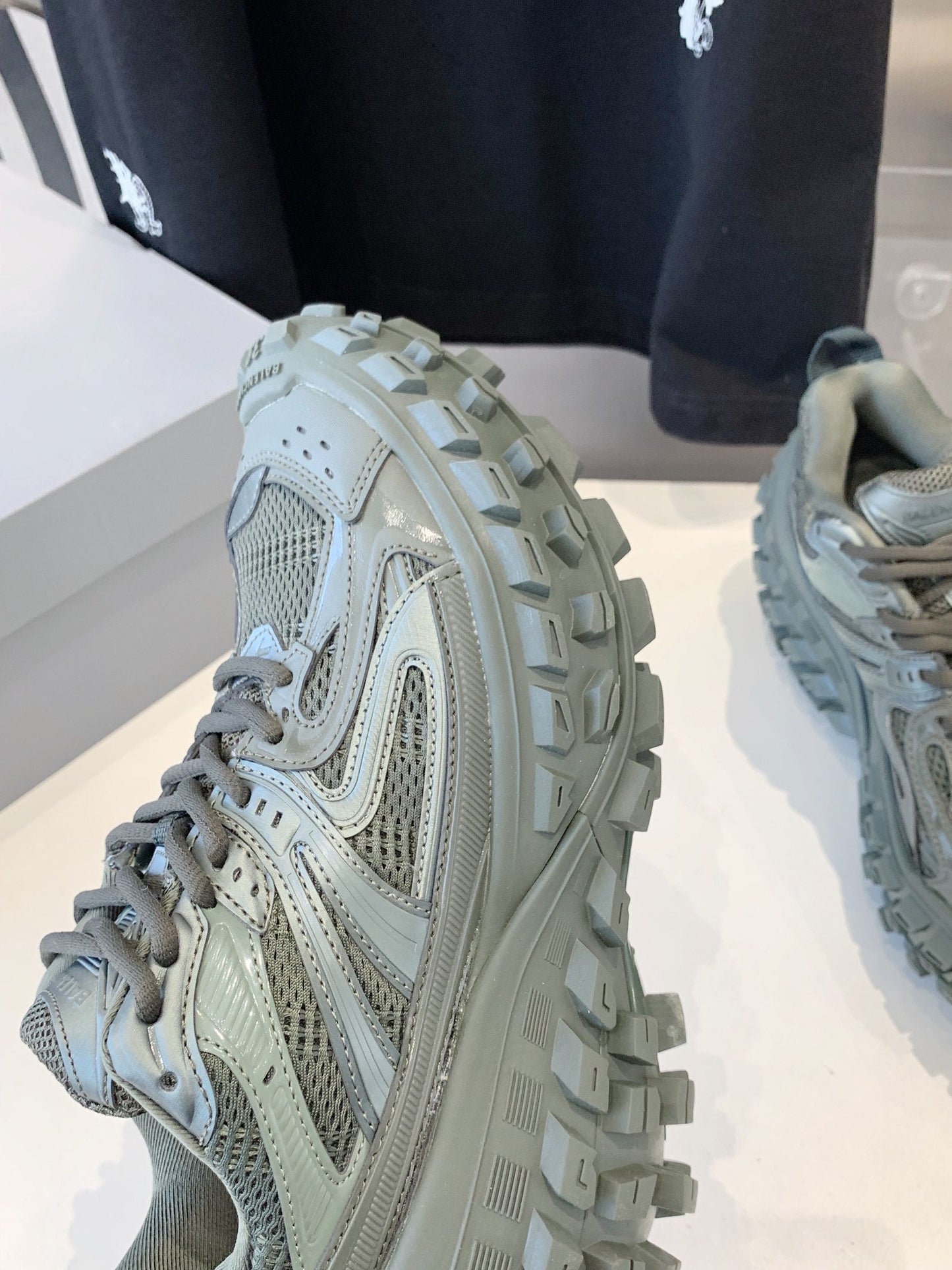 Balanciaga CHUNKY SNEAKERS IN MANTLE GRAY POLYURETHANE, POLYESTER AND NYLON