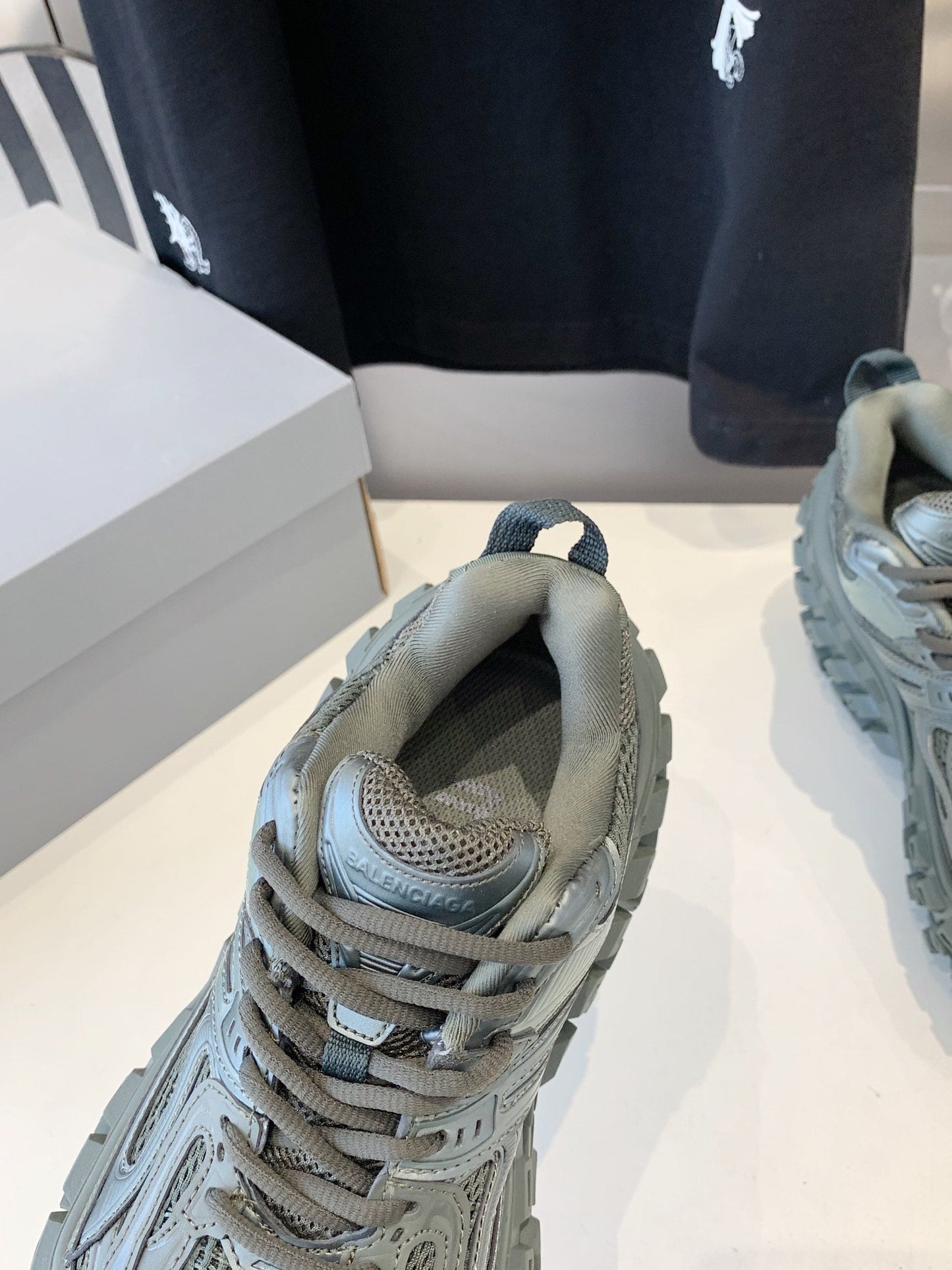 Balanciaga CHUNKY SNEAKERS IN MANTLE GRAY POLYURETHANE, POLYESTER AND NYLON