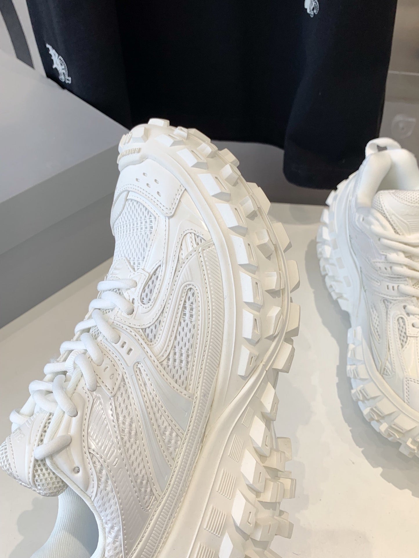 Balanciaga CHUNKY SNEAKERS IN WHITE POLYURETHANE, POLYESTER AND NYLON