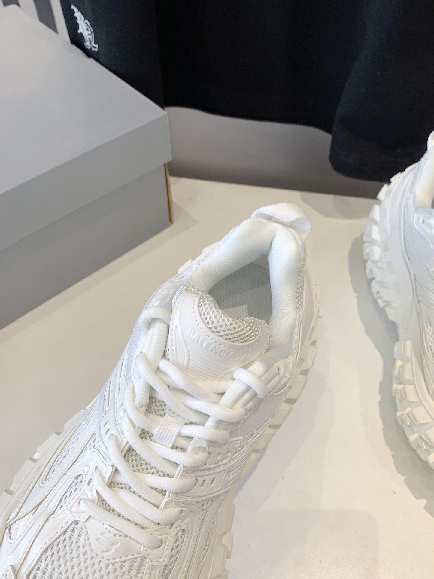 Balanciaga CHUNKY SNEAKERS IN WHITE POLYURETHANE, POLYESTER AND NYLON