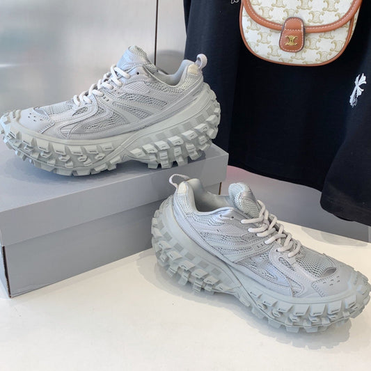 Balanciaga CHUNKY SNEAKERS IN BOMBAY GRAY POLYURETHANE, POLYESTER AND NYLON