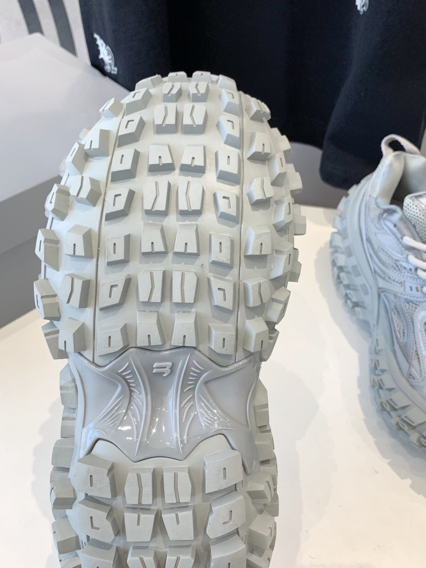 Balanciaga CHUNKY SNEAKERS IN BOMBAY GRAY POLYURETHANE, POLYESTER AND NYLON