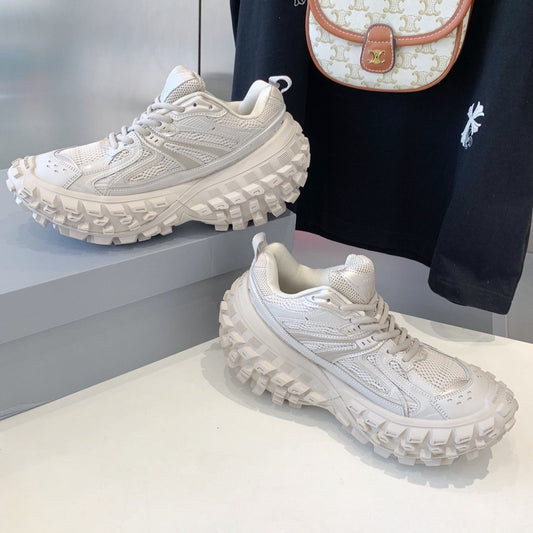 Balanciaga CHUNKY SNEAKERS IN BONE BEIGE POLYURETHANE, POLYESTER AND NYLON