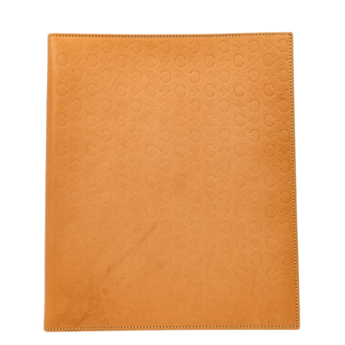 Celine Brown Leather Binder Small New