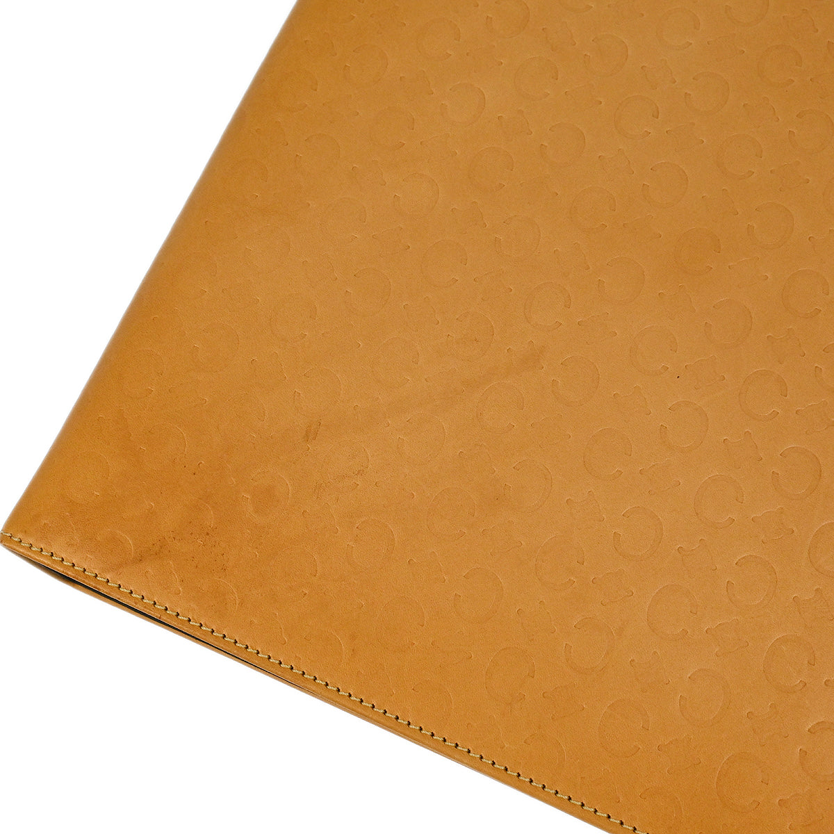 Celine Brown Leather Binder Small New