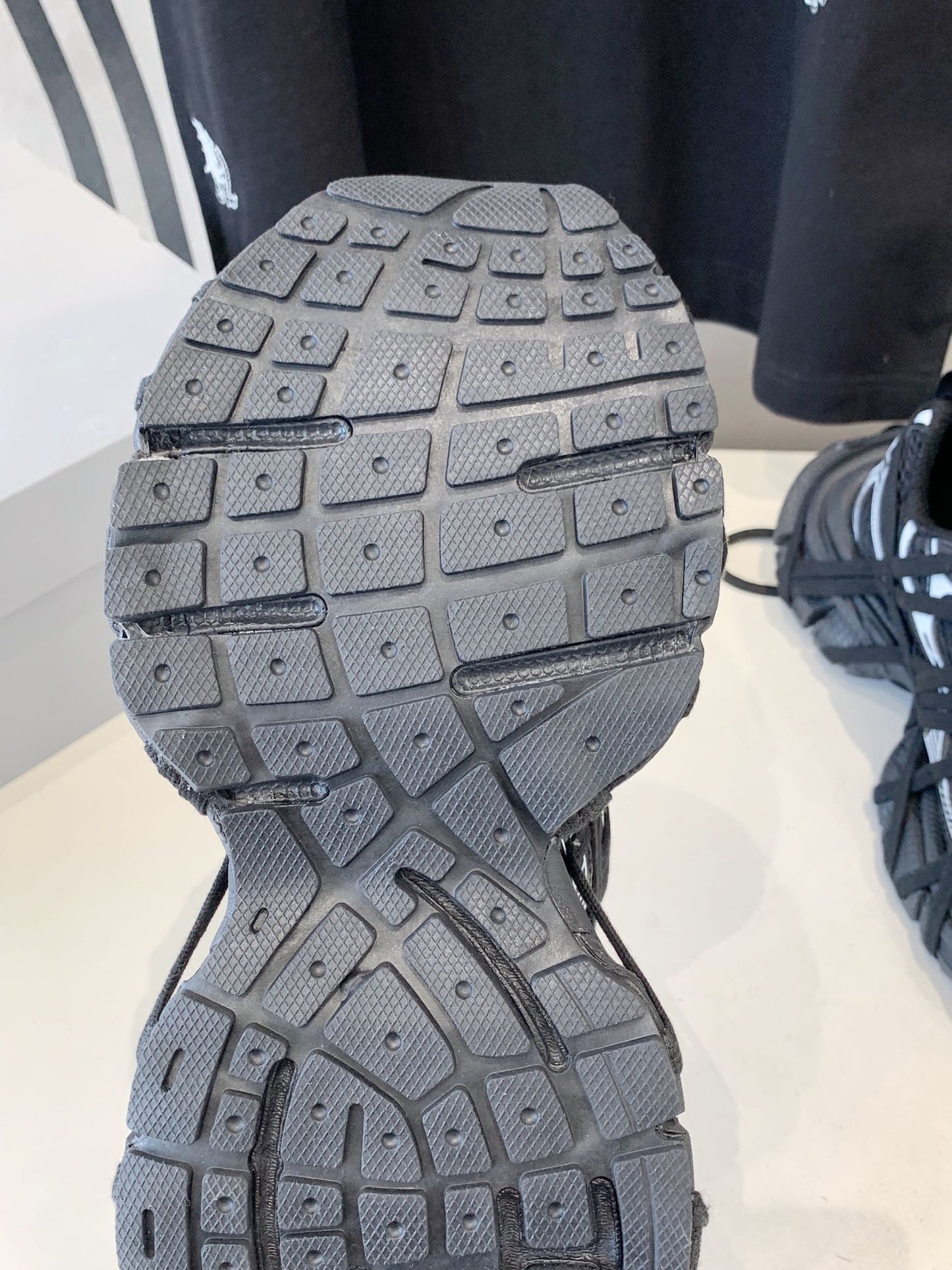 Balanciaga 3XL EXTREME LACE SNEAKER BLACK MIX WHITE