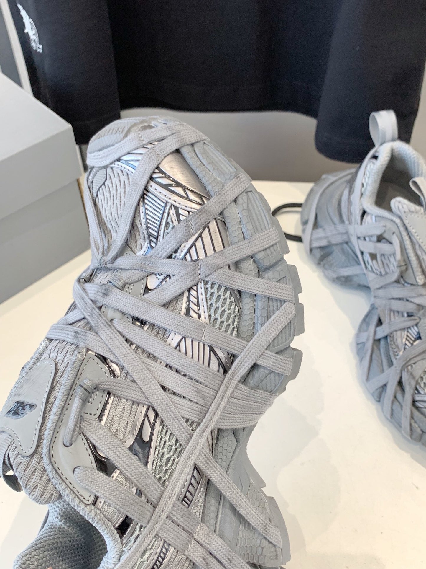 Balanciaga 3XL EXTREME LACE SNEAKER ALL GRAY