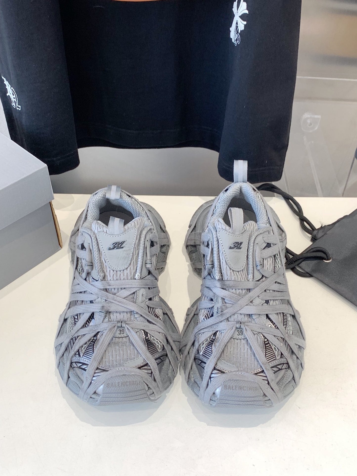 Balanciaga 3XL EXTREME LACE SNEAKER ALL GRAY