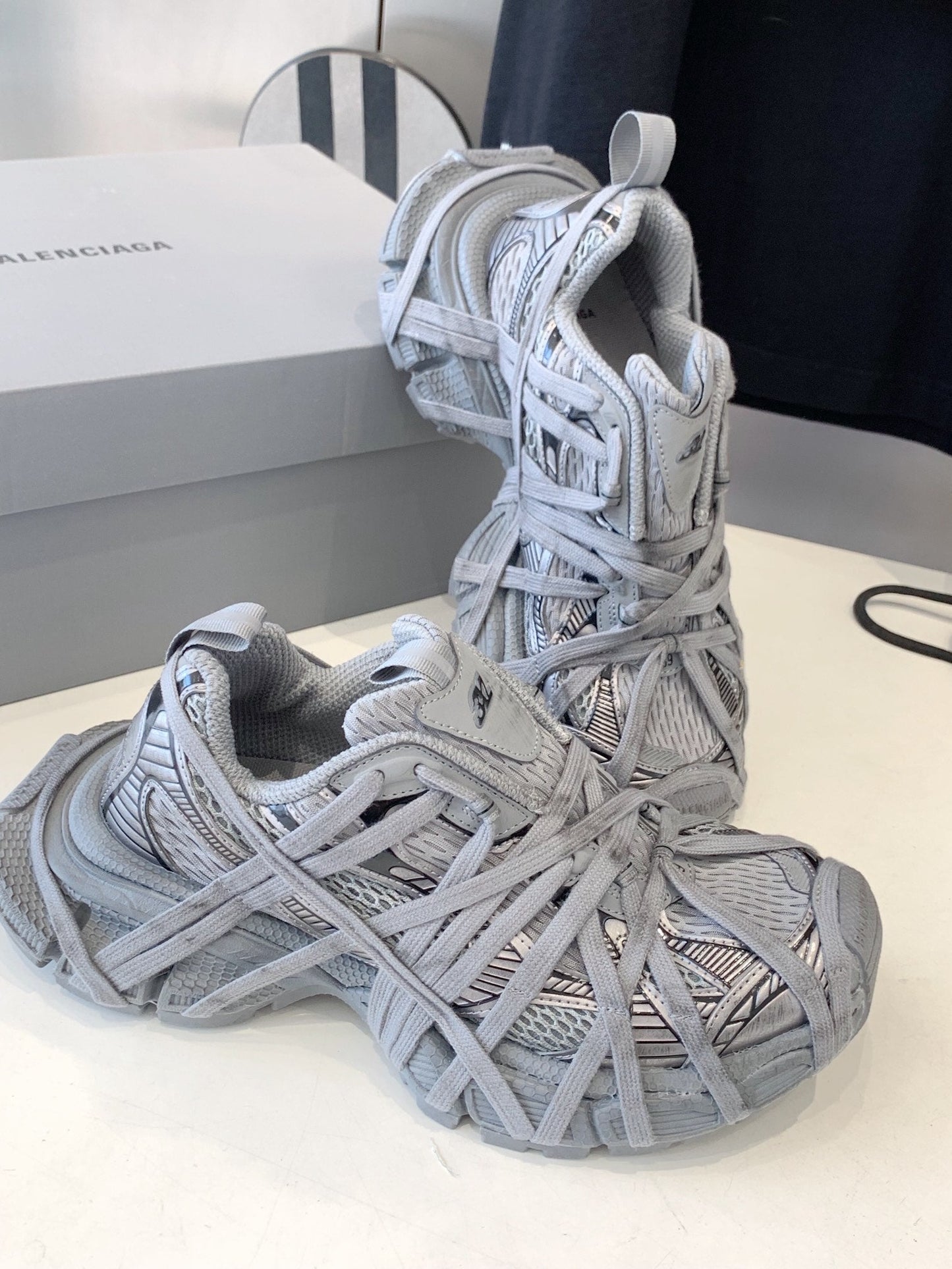 Balanciaga 3XL EXTREME LACE SNEAKER ALL GRAY