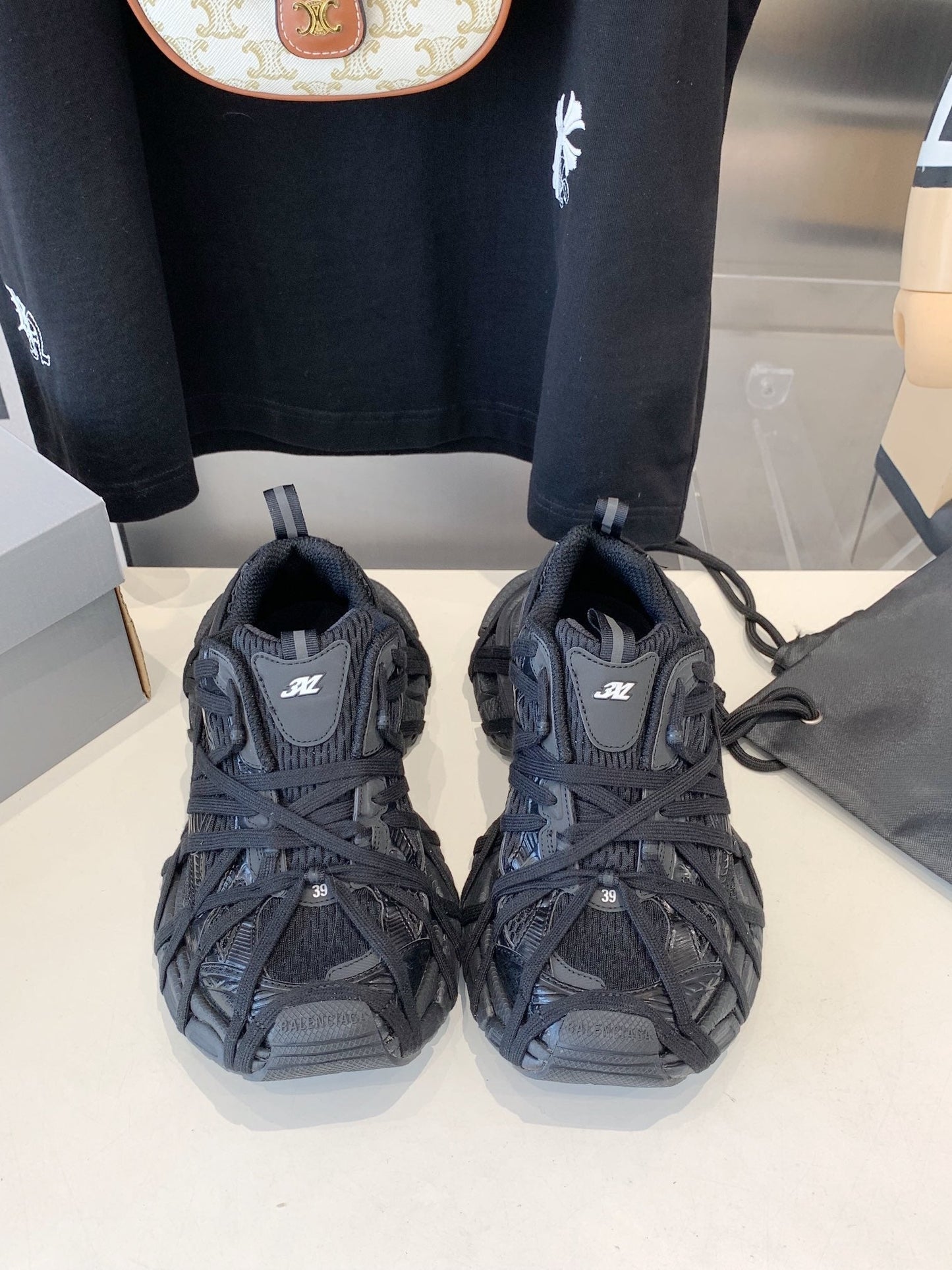 Balanciaga 3XL EXTREME LACE BLACK SNEAKER BLACK