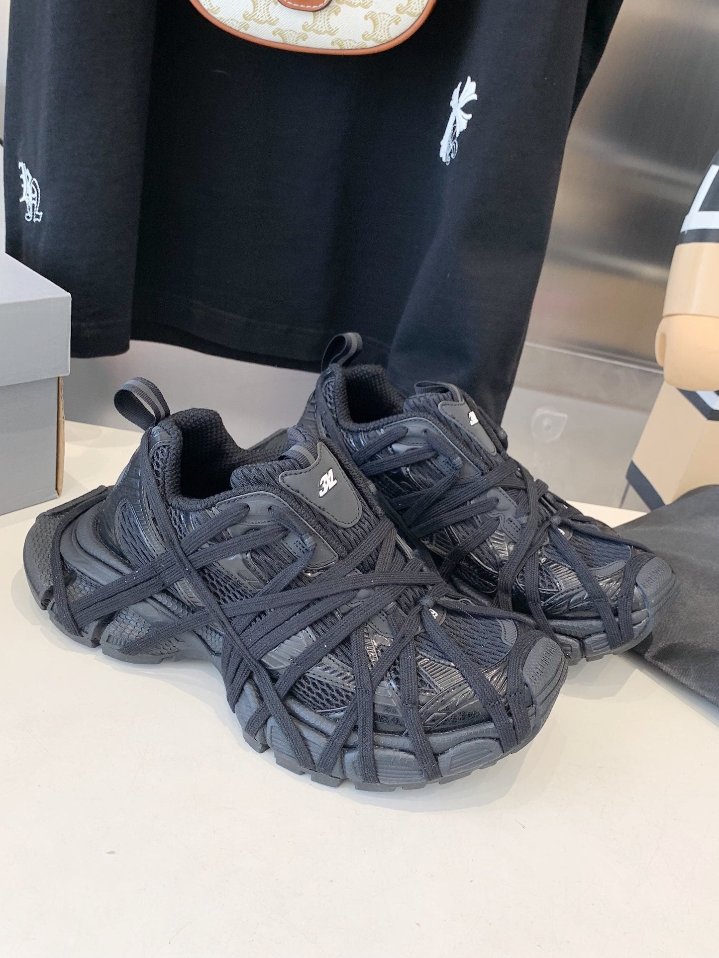 Balanciaga 3XL EXTREME LACE BLACK SNEAKER BLACK