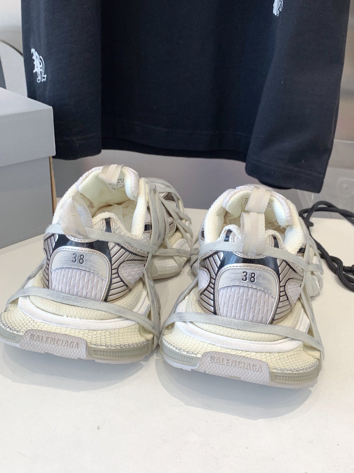 Balanciaga 3XL EXTREME LACE SNEAKER BEIGE AND GRAY