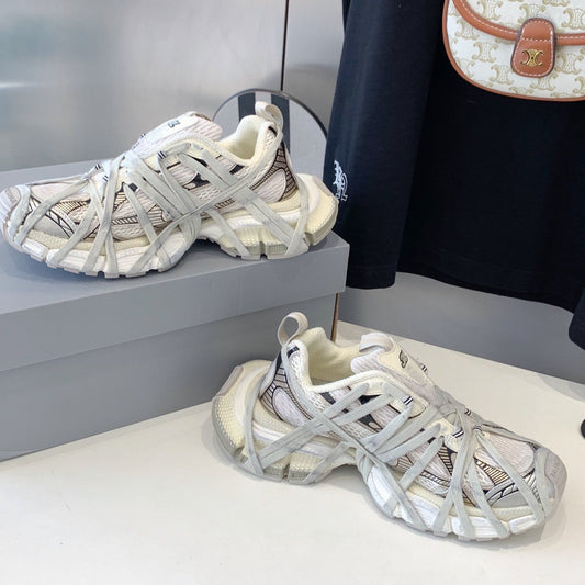 Balanciaga 3XL EXTREME LACE SNEAKER BEIGE AND GRAY