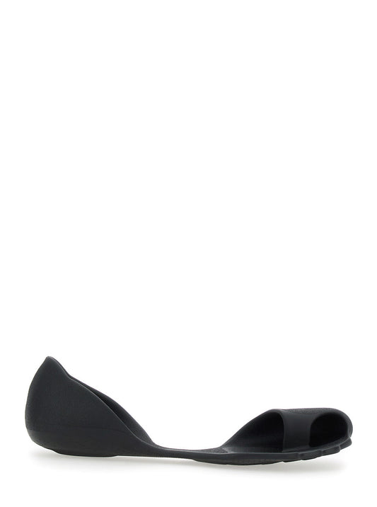 Balenciaga Men 'Zero' Black Sneakers With Asymmetric Design In Tech Fabric Man
