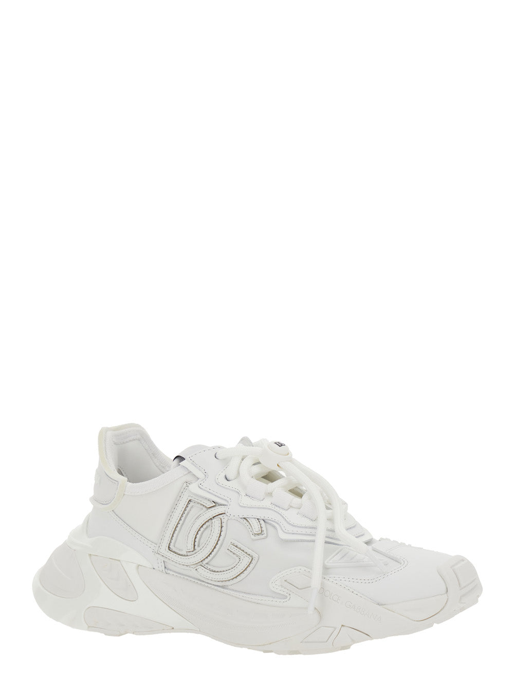 Dolce & Gabbana Women Sneaker Bassa Vit Nap+Gom+Ny+N